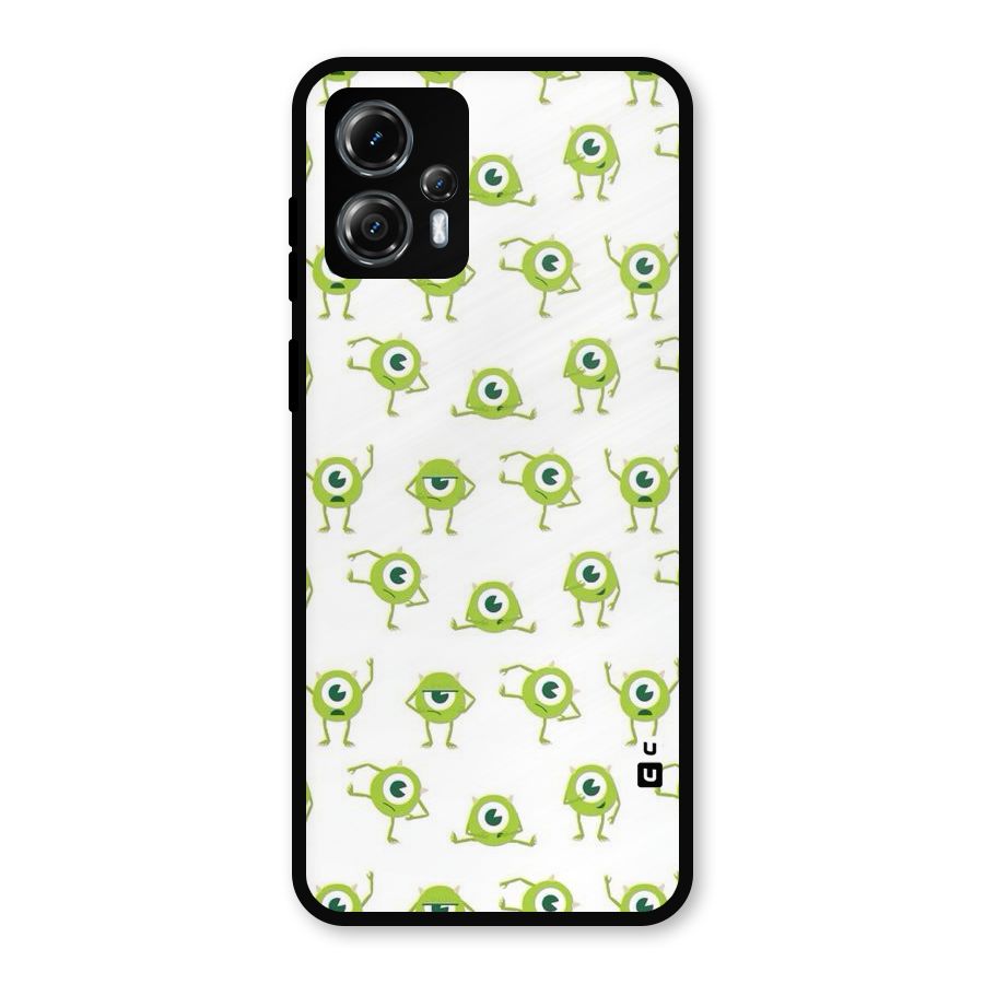 Crazy Green Maniac Metal Back Case for Moto G13