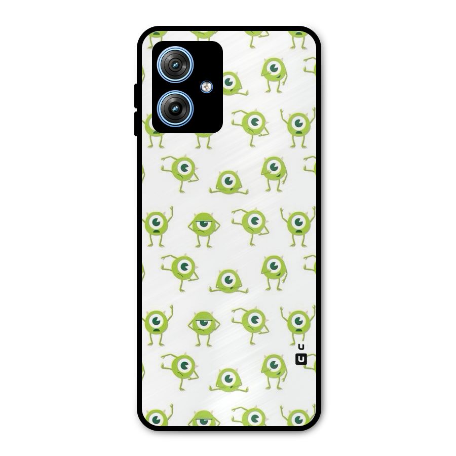 Crazy Green Maniac Metal Back Case for Moto G54