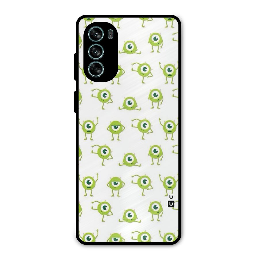 Crazy Green Maniac Metal Back Case for Moto G62