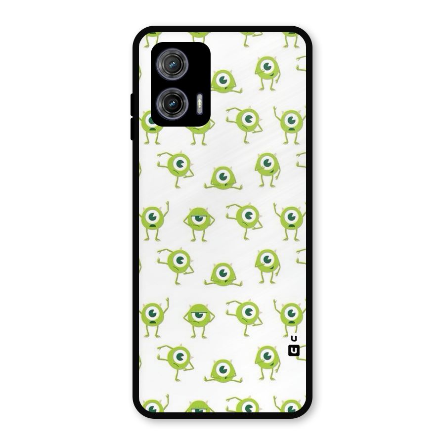 Crazy Green Maniac Metal Back Case for Moto G73