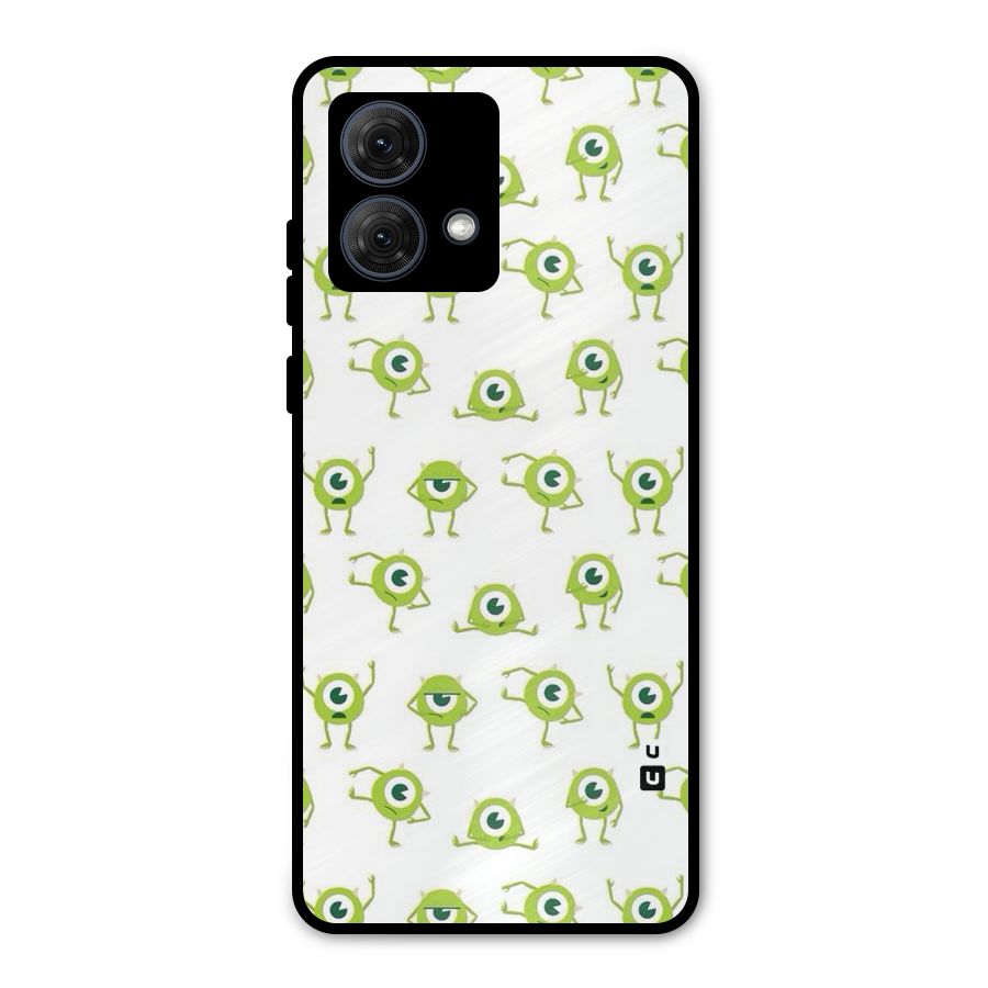 Crazy Green Maniac Metal Back Case for Moto G84