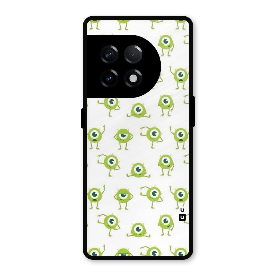 Crazy Green Maniac Metal Back Case for OnePlus 11R