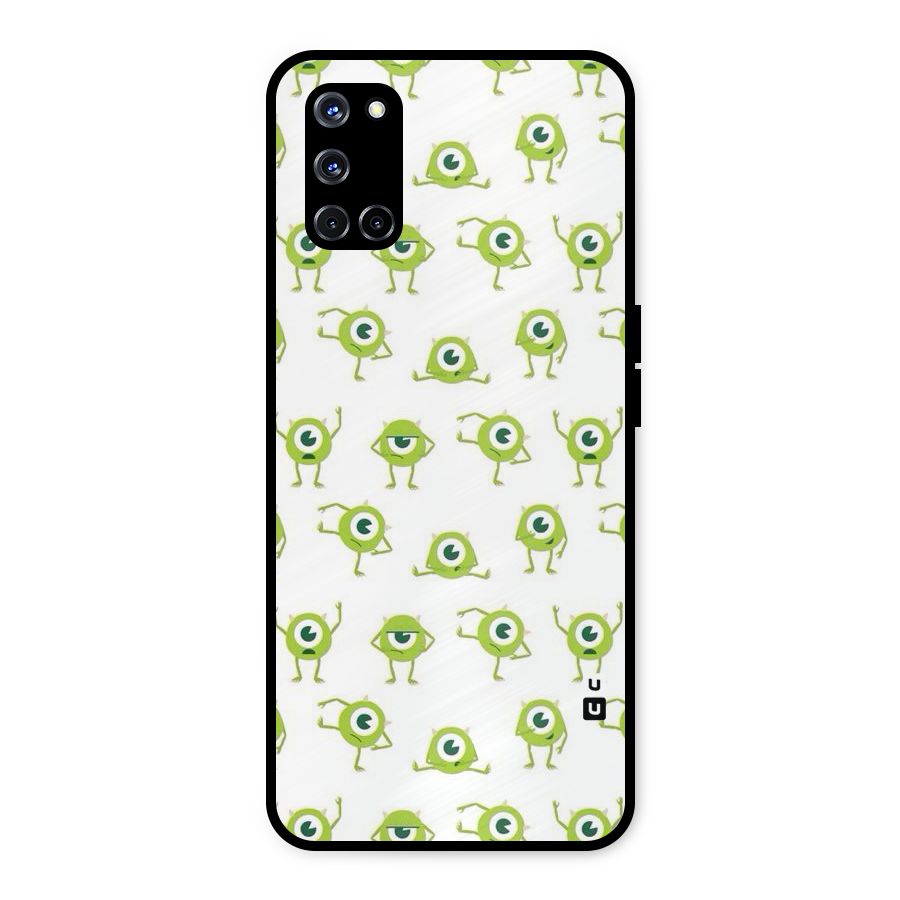 Crazy Green Maniac Metal Back Case for Oppo A52