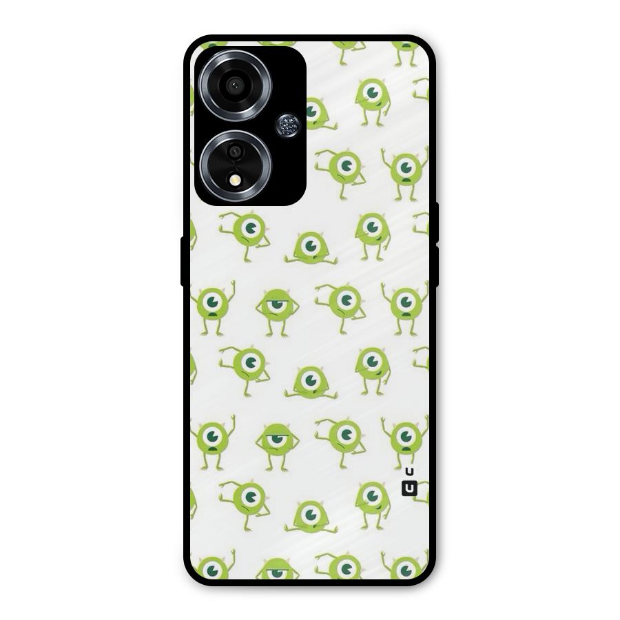 Crazy Green Maniac Metal Back Case for Oppo A59