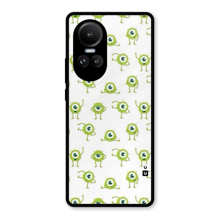 Crazy Green Maniac Metal Back Case for Oppo Reno10