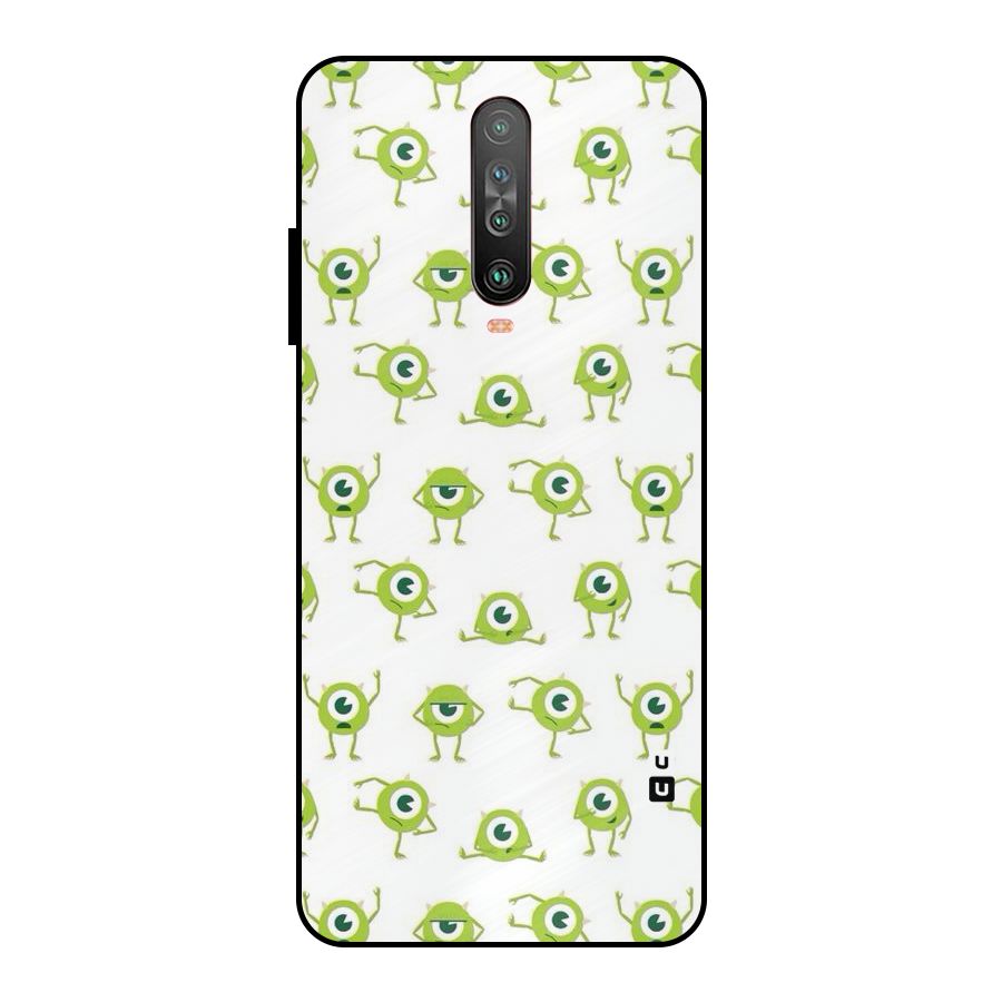Crazy Green Maniac Metal Back Case for Poco X2