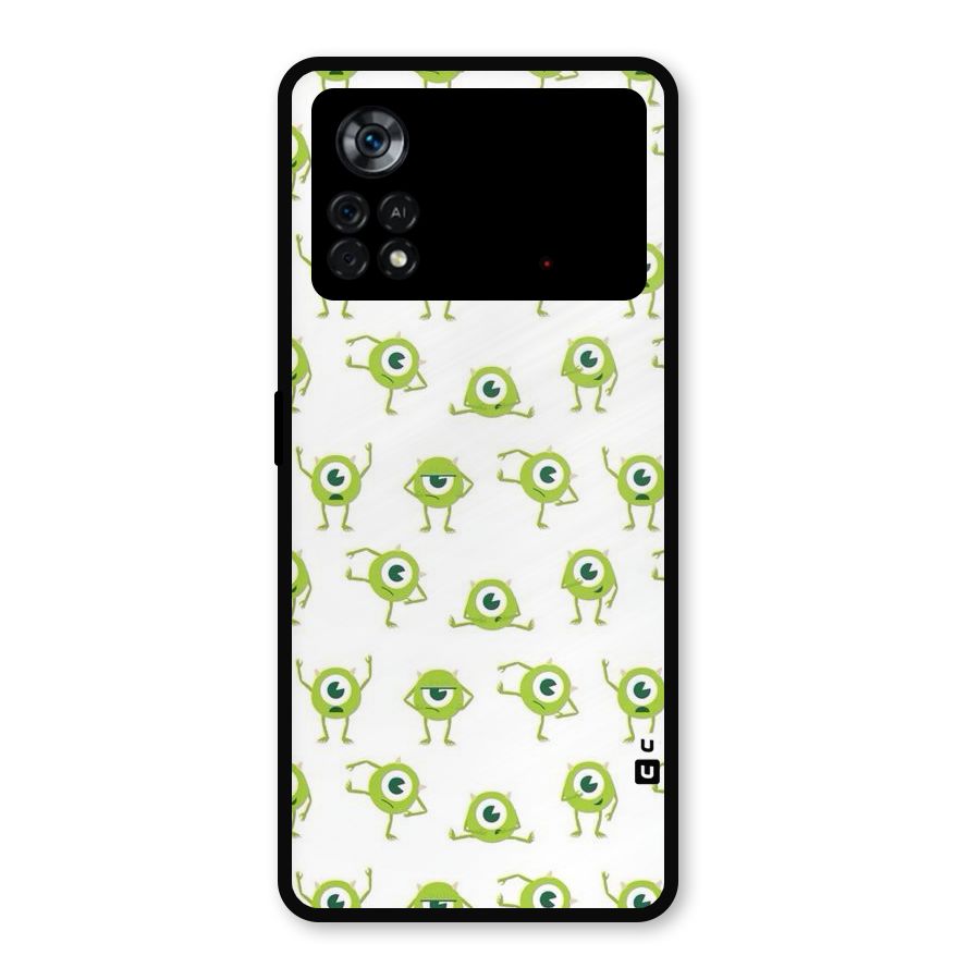 Crazy Green Maniac Metal Back Case for Poco X4 Pro 5G