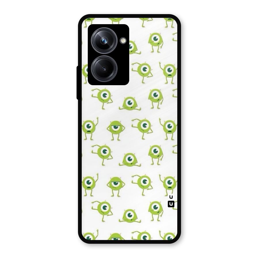 Crazy Green Maniac Metal Back Case for Realme 10 Pro
