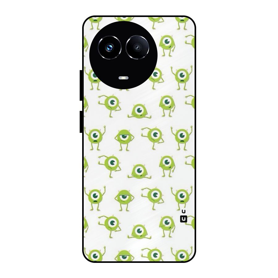 Crazy Green Maniac Metal Back Case for Realme 11 5G