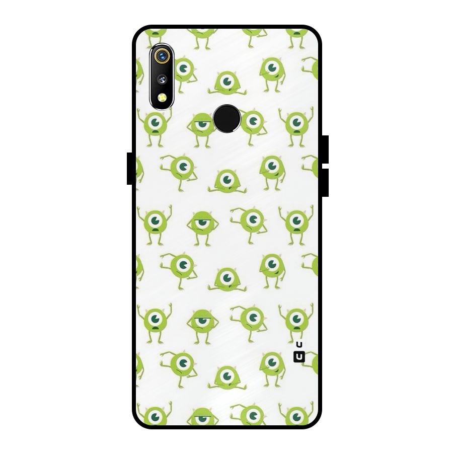 Crazy Green Maniac Metal Back Case for Realme 3