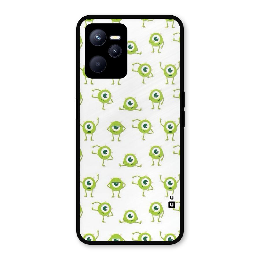 Crazy Green Maniac Metal Back Case for Realme C35