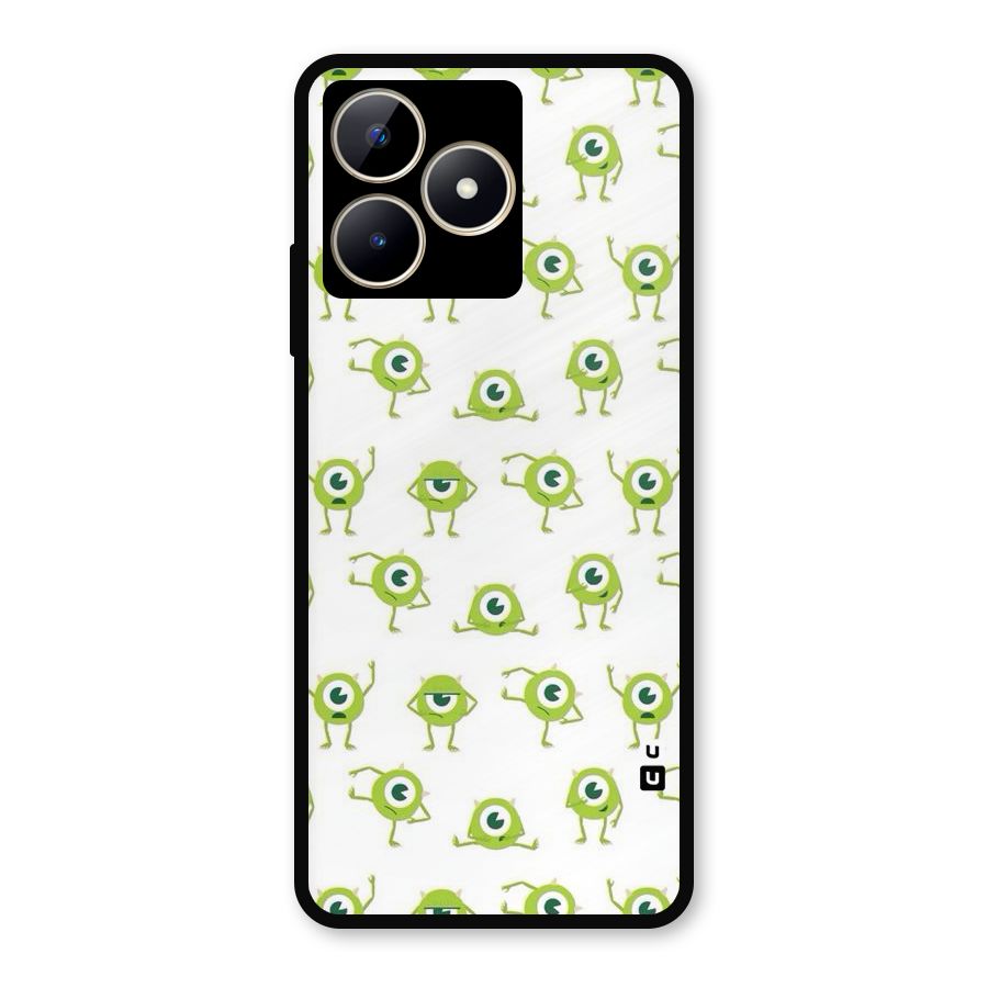 Crazy Green Maniac Metal Back Case for Realme C53