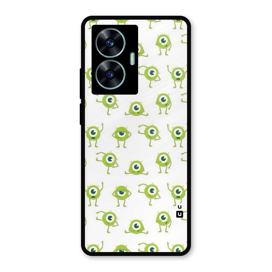 Crazy Green Maniac Metal Back Case for Realme C55