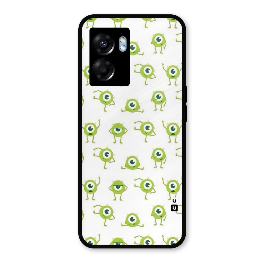 Crazy Green Maniac Metal Back Case for Realme Narzo 50 5G
