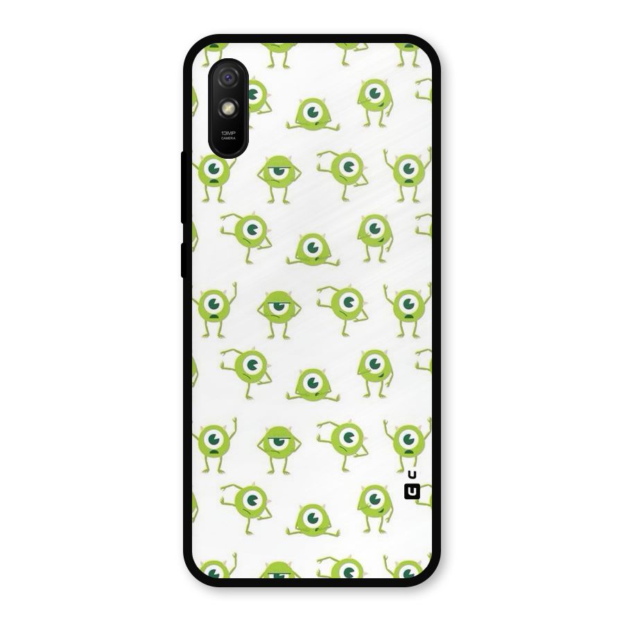 Crazy Green Maniac Metal Back Case for Redmi 9a