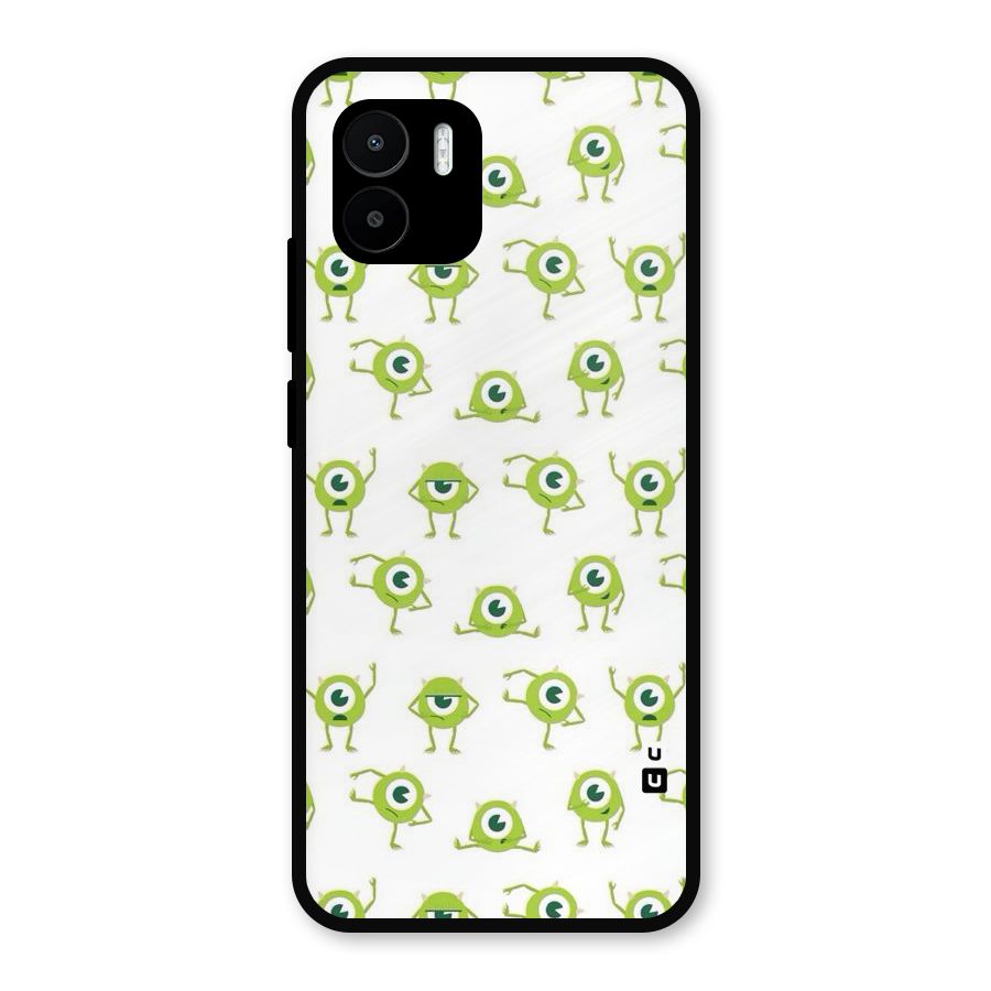 Crazy Green Maniac Metal Back Case for Redmi A1