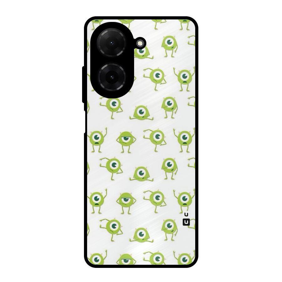 Crazy Green Maniac Metal Back Case for Redmi A5 4G