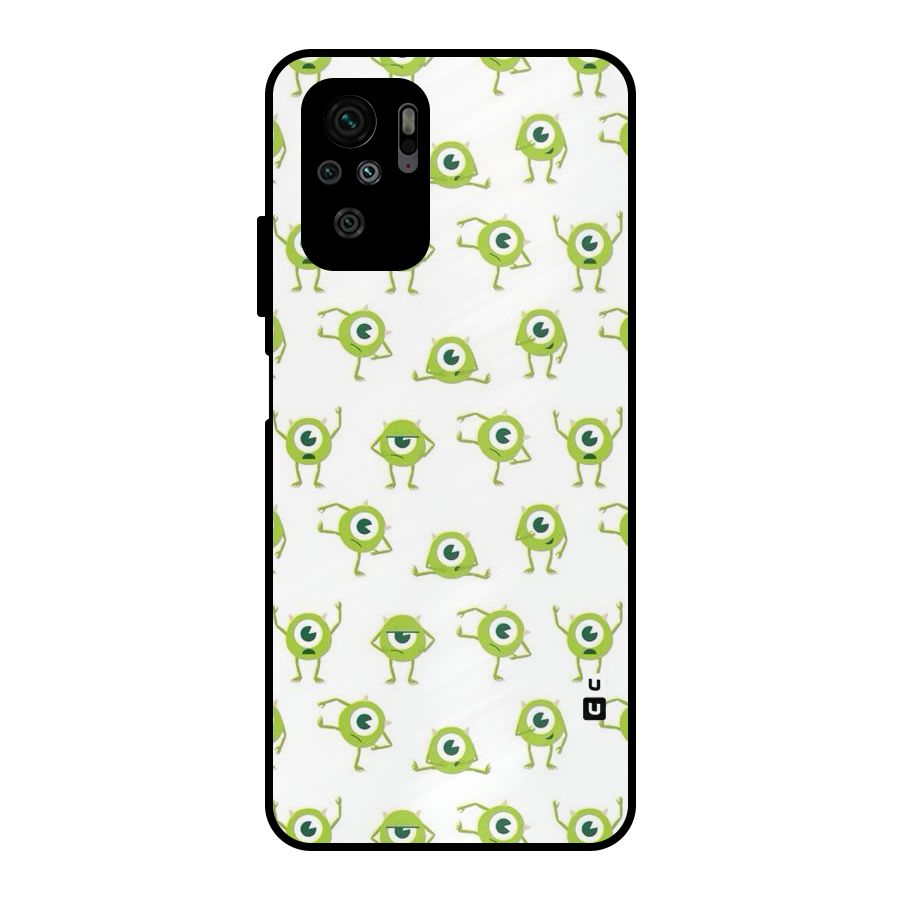 Crazy Green Maniac Metal Back Case for Redmi Note 10S