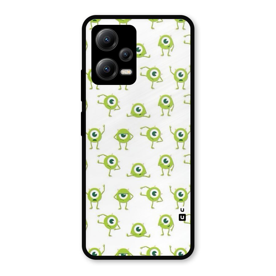 Crazy Green Maniac Metal Back Case for Redmi Note 12 5G