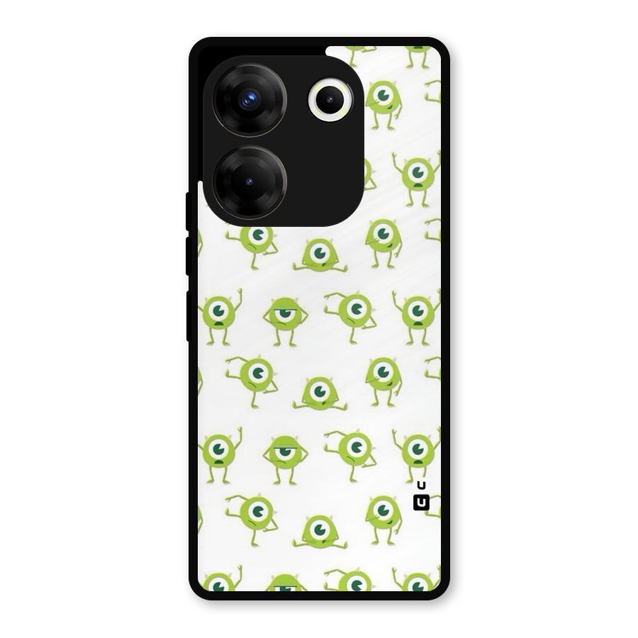 Crazy Green Maniac Metal Back Case for Tecno Camon 20