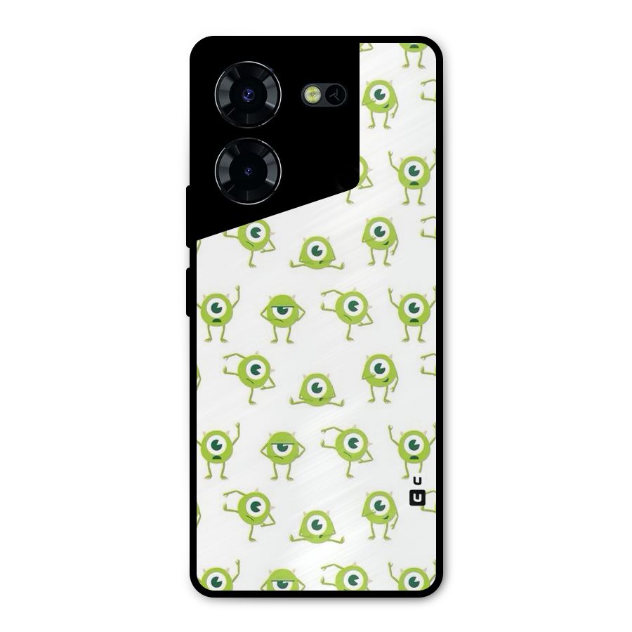 Crazy Green Maniac Metal Back Case for Tecno Pova 5 Pro 5G