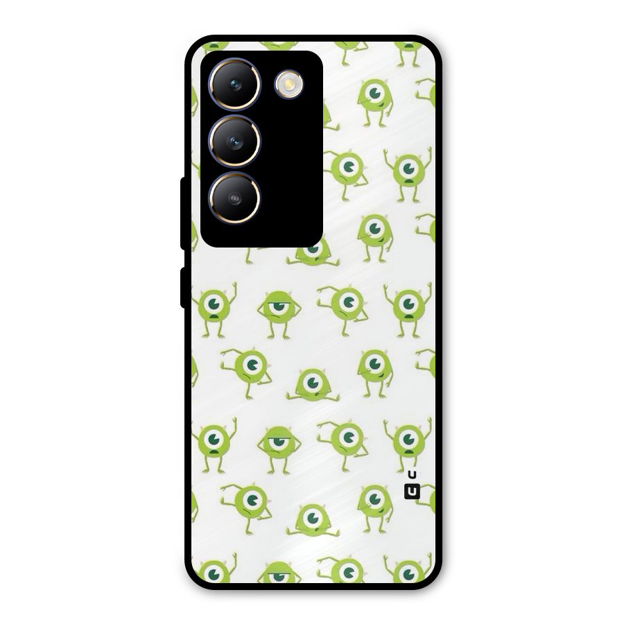 Crazy Green Maniac Metal Back Case for Vivo T3 5G