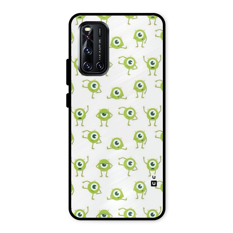 Crazy Green Maniac Metal Back Case for Vivo V19