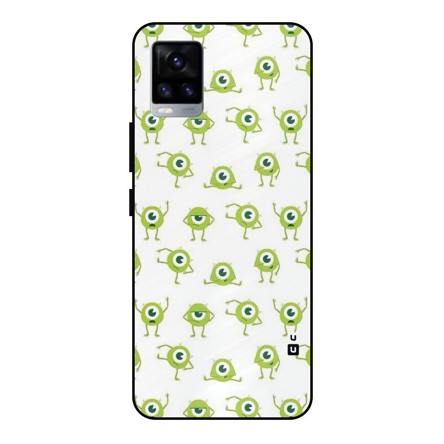 Crazy Green Maniac Metal Back Case for Vivo V20 2021