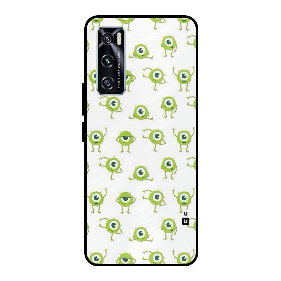 Crazy Green Maniac Metal Back Case for Vivo V20 SE