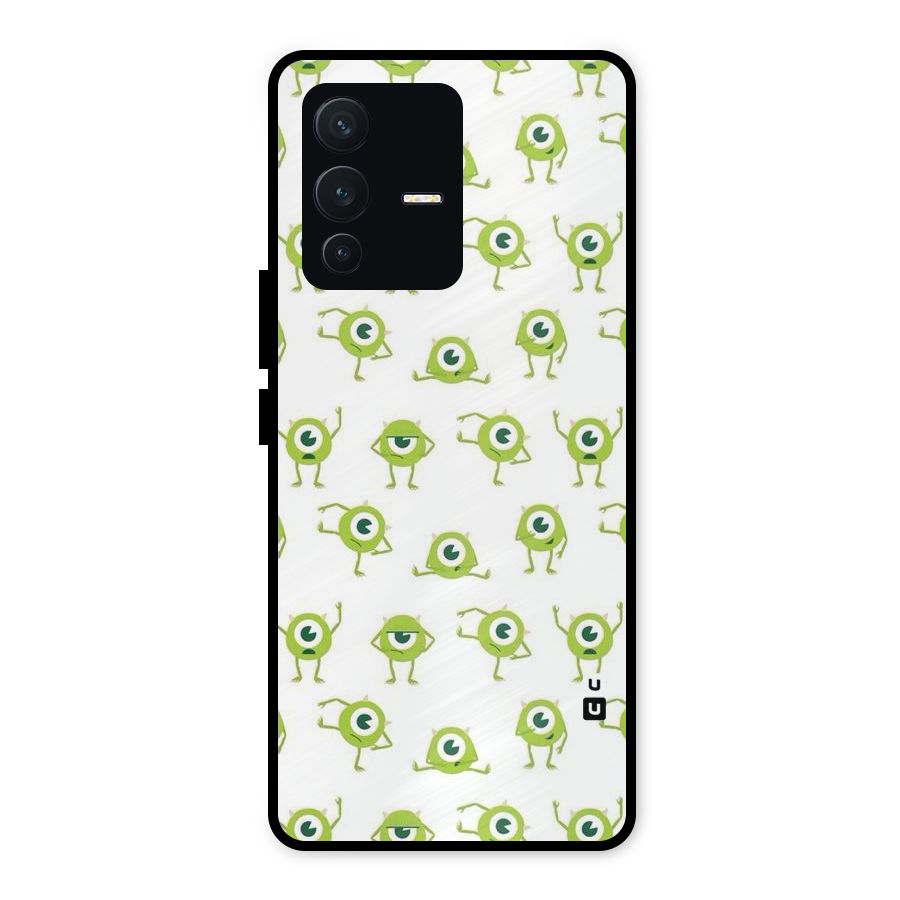 Crazy Green Maniac Metal Back Case for Vivo V23 5G