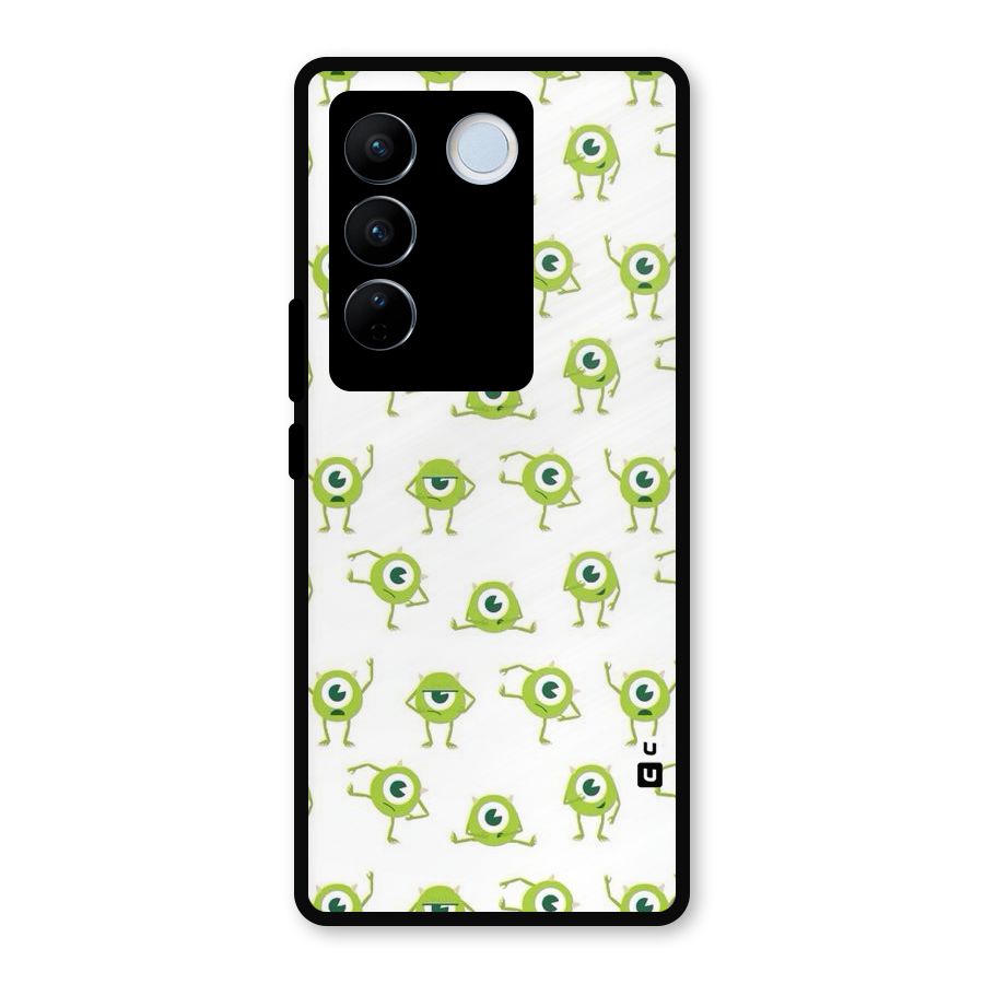 Crazy Green Maniac Metal Back Case for Vivo V27