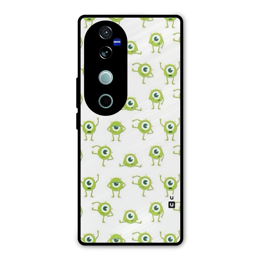 Crazy Green Maniac Metal Back Case for Vivo V40