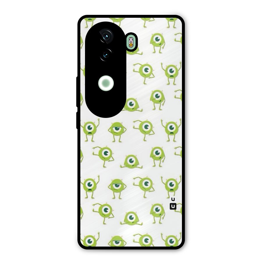 Crazy Green Maniac Metal Back Case for Vivo V40e