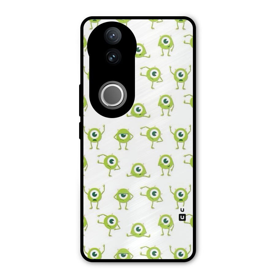 Crazy Green Maniac Metal Back Case for Vivo V50e