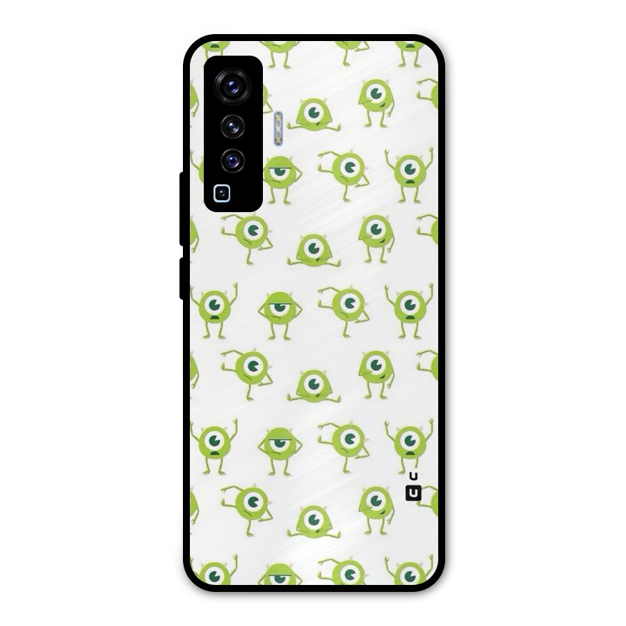 Crazy Green Maniac Metal Back Case for Vivo X50