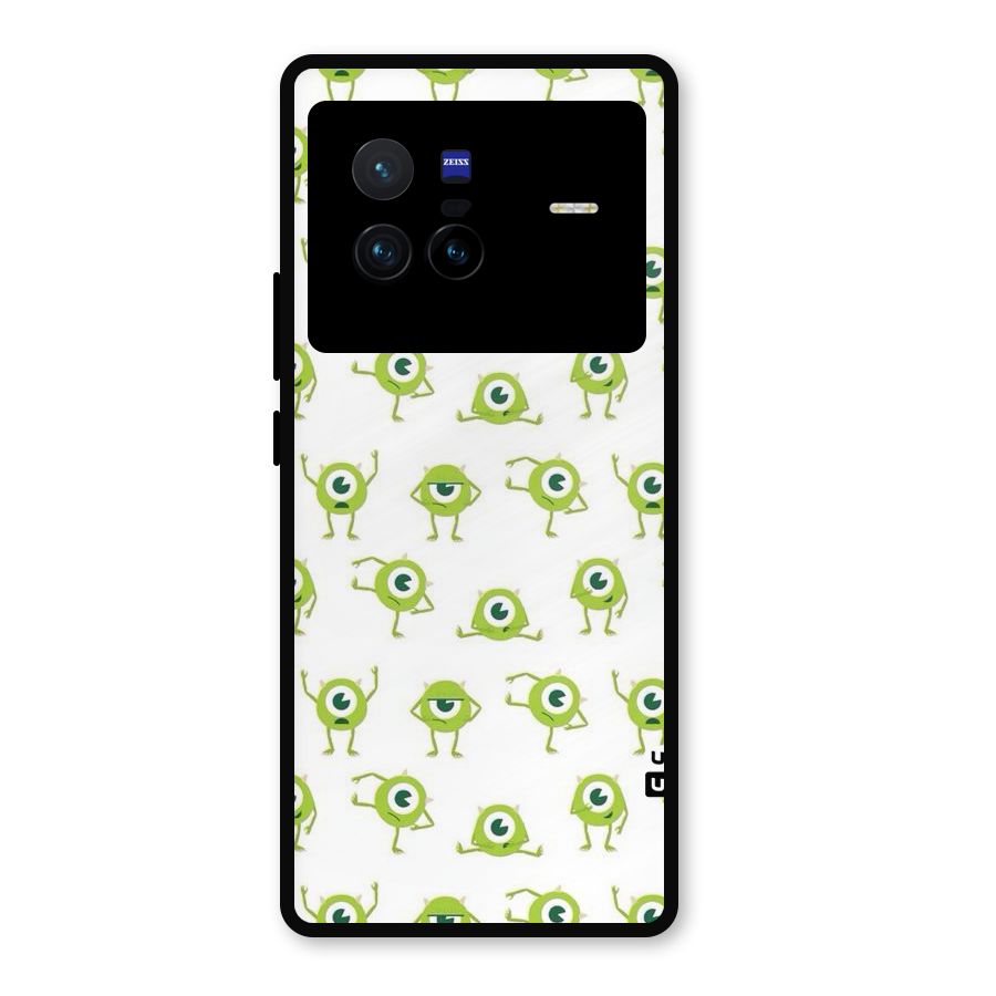 Crazy Green Maniac Metal Back Case for Vivo X80