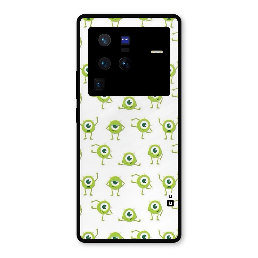 Crazy Green Maniac Metal Back Case for Vivo X80 Pro