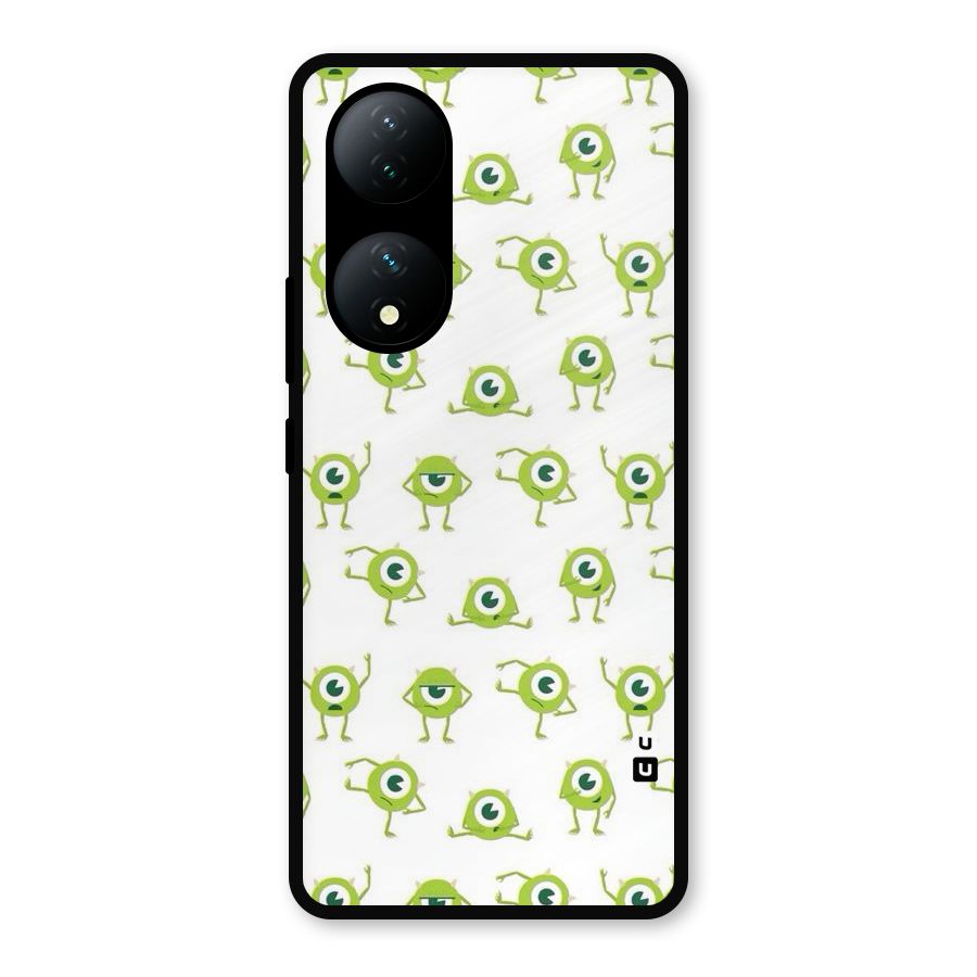 Crazy Green Maniac Metal Back Case for Vivo Y100a