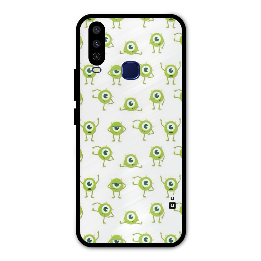 Crazy Green Maniac Metal Back Case for Vivo Y15