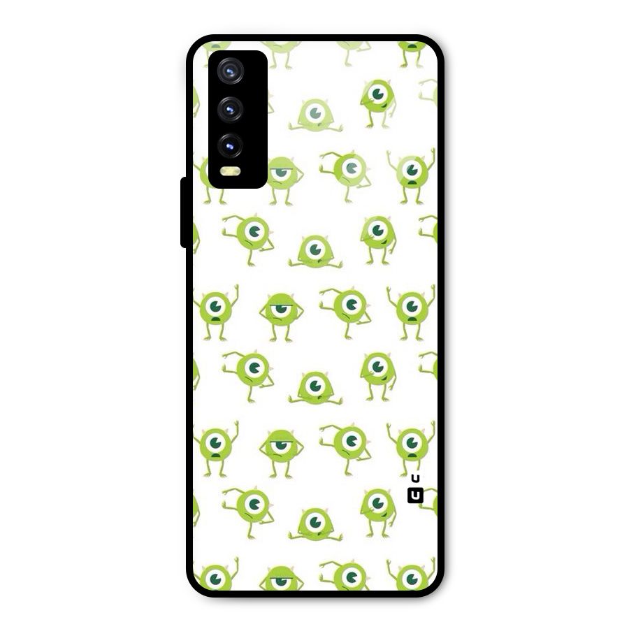 Crazy Green Maniac Metal Back Case for Vivo Y20