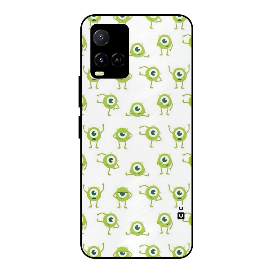 Crazy Green Maniac Metal Back Case for Vivo Y21