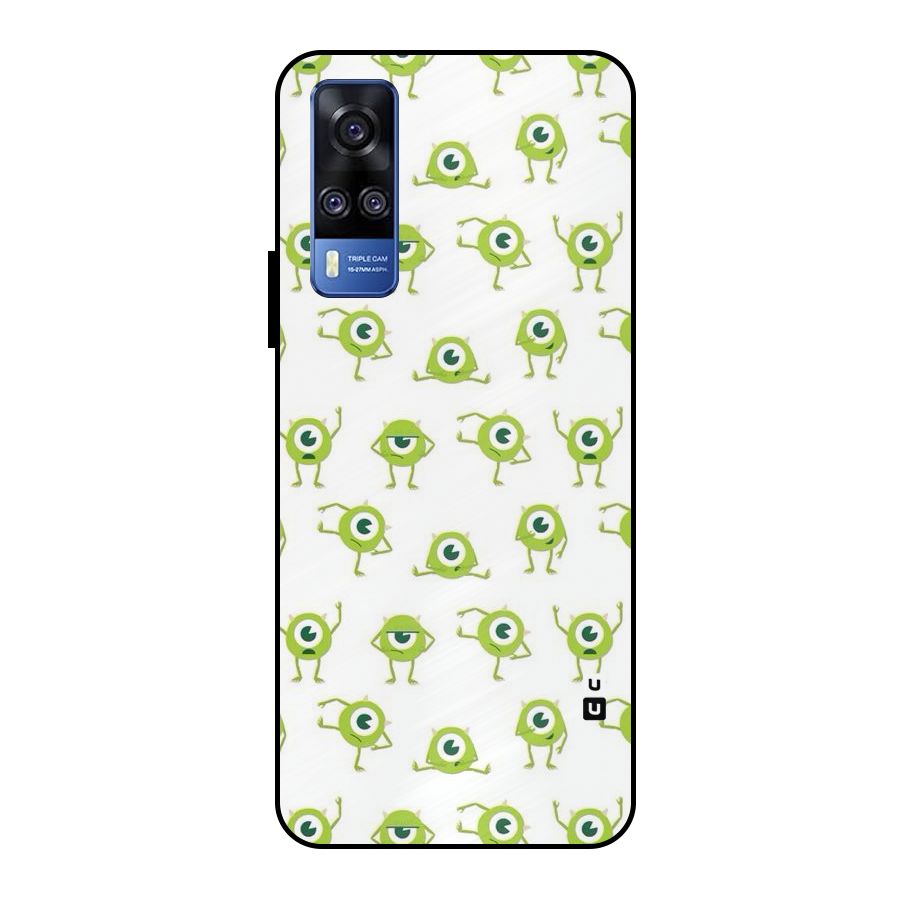 Crazy Green Maniac Metal Back Case for Vivo Y51