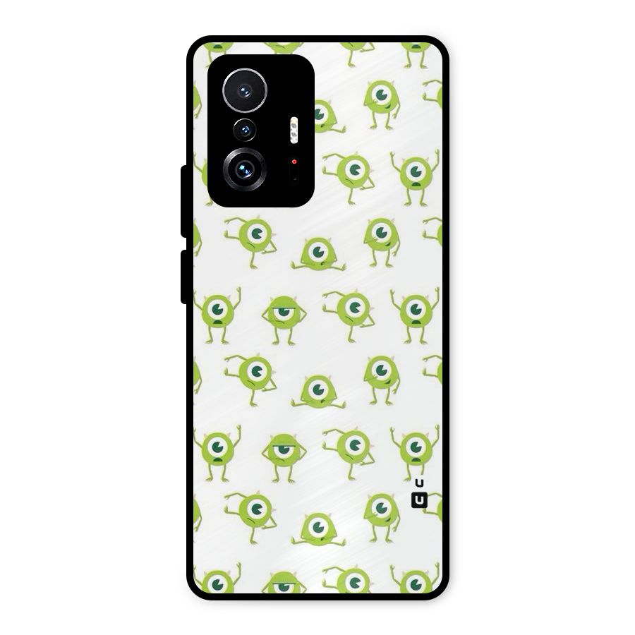 Crazy Green Maniac Metal Back Case for Xiaomi 11T Pro