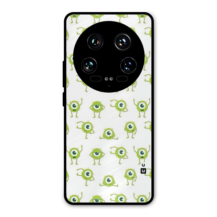 Crazy Green Maniac Metal Back Case for Xiaomi 14 Ultra