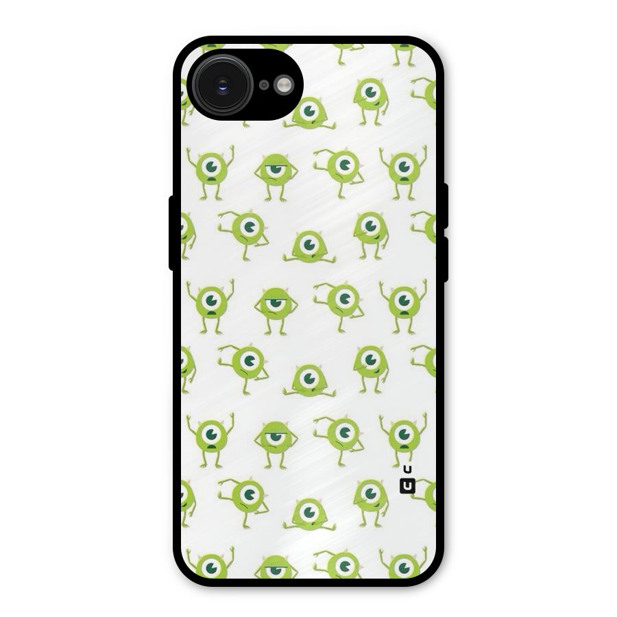 Crazy Green Maniac Metal Back Case for iPhone 16e