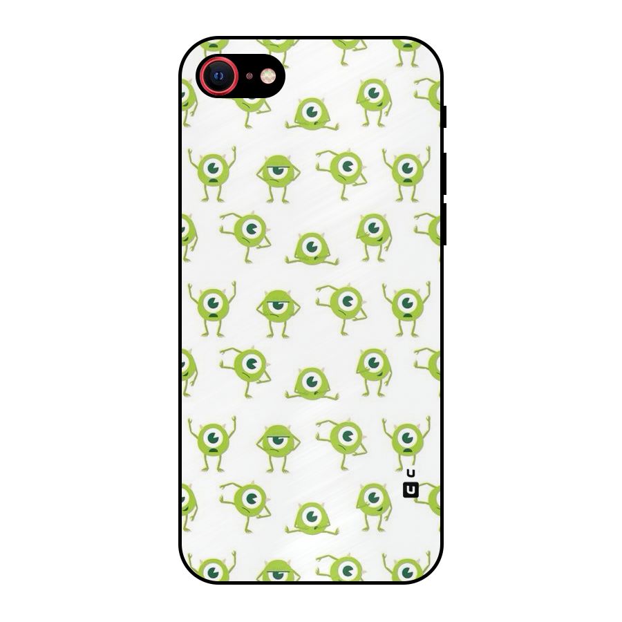 Crazy Green Maniac Metal Back Case for iPhone 7