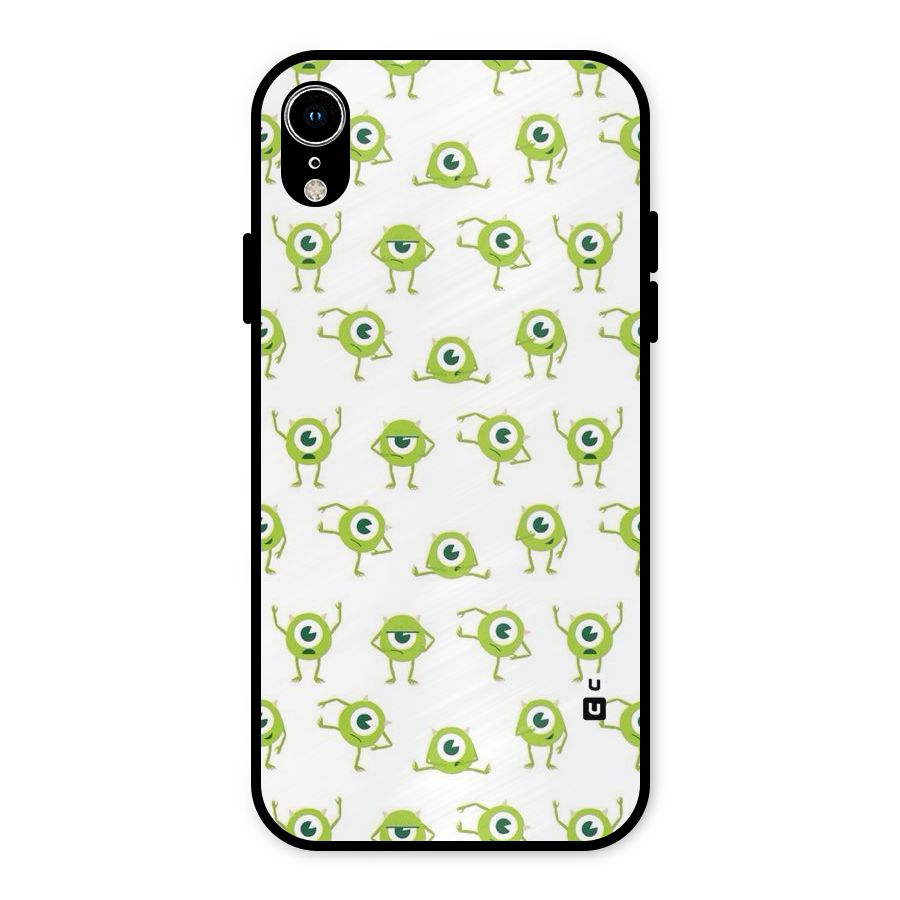 Crazy Green Maniac Metal Back Case for iPhone XR