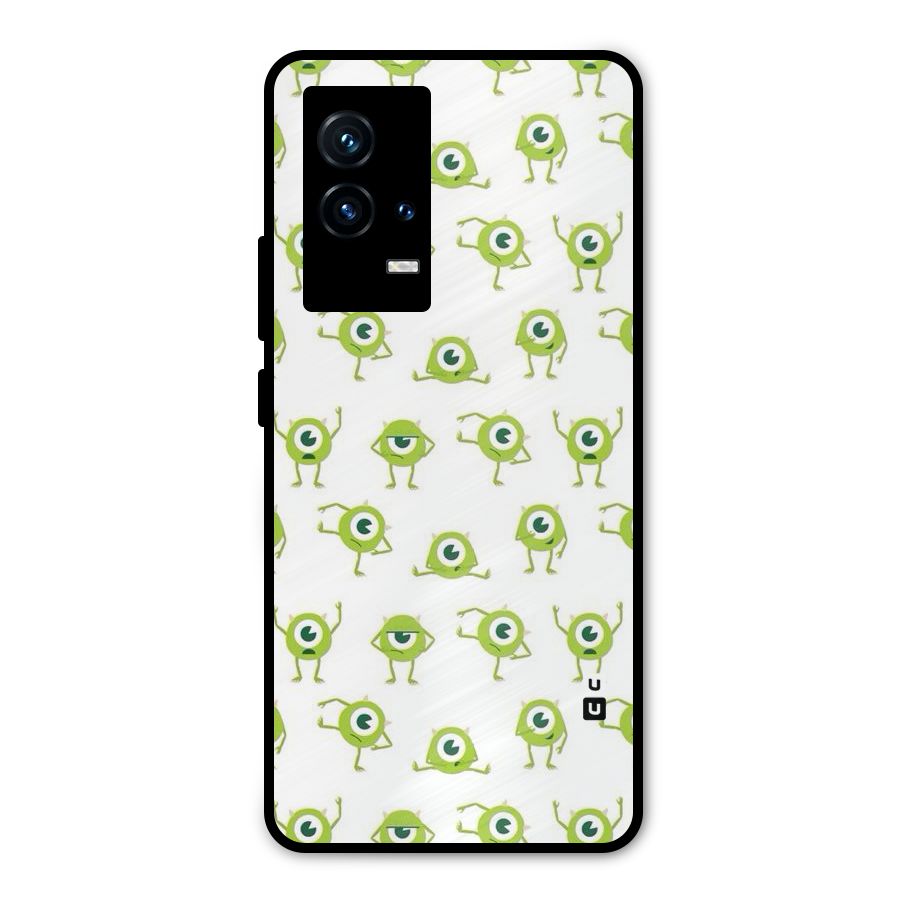 Crazy Green Maniac Metal Back Case for iQOO 9 5G