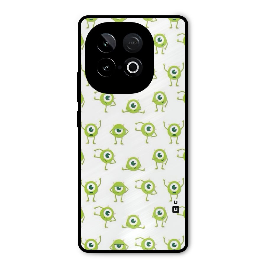 Crazy Green Maniac Metal Back Case for iQOO Neo 10