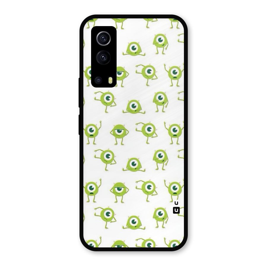 Crazy Green Maniac Metal Back Case for iQOO Z3